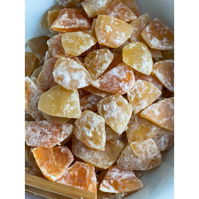 เปลือกส้มโอเชื่อม เชื่อมแห้ง เนื้อหนึบๆ หอมหวาน