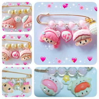 พร้อมส่ง เข็มกลัดคนท้อง เข็มกลัดแฟชั่นเรซิ่นสวยมาก