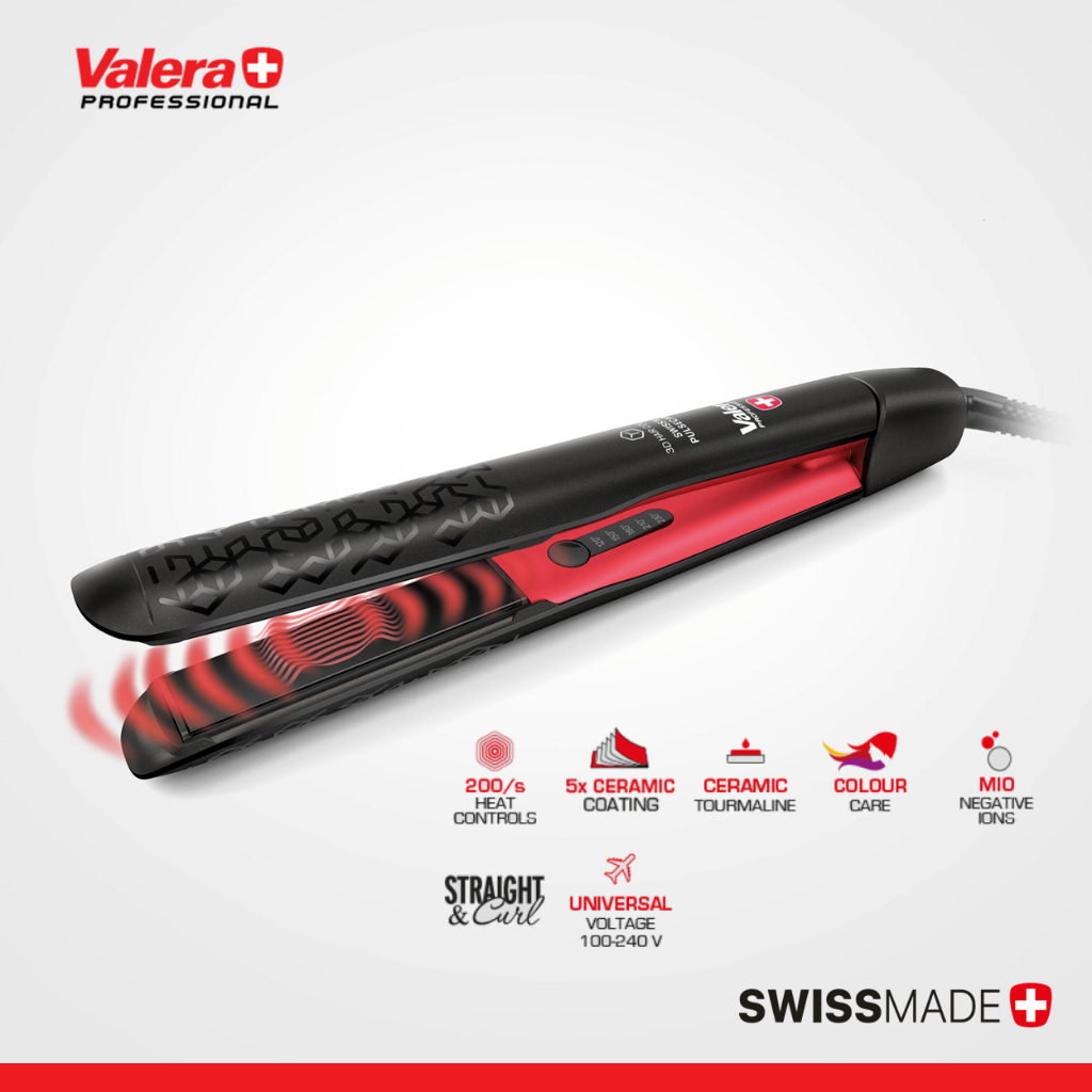 Valera รุ่น Swiss'X Pulsecare professional hair straightener