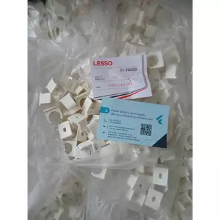 LESSO Clamp คลิปก้ามปู ร้อยสายไฟ ( แพ็ค50/100ชิ้น ) ขนาด 16mm./20mm./25mm./32mm. สินค้าแท้100%