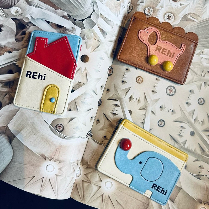 farine.co - REhi® BLOCK HOUSE CARD HOLDER