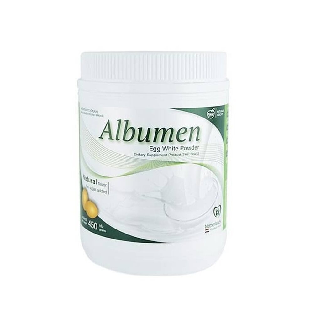 ู^Albumen Egg White Powder อัลบูเมน ผงโปรตีนไข่ขาว ขนาด 400 กรัม