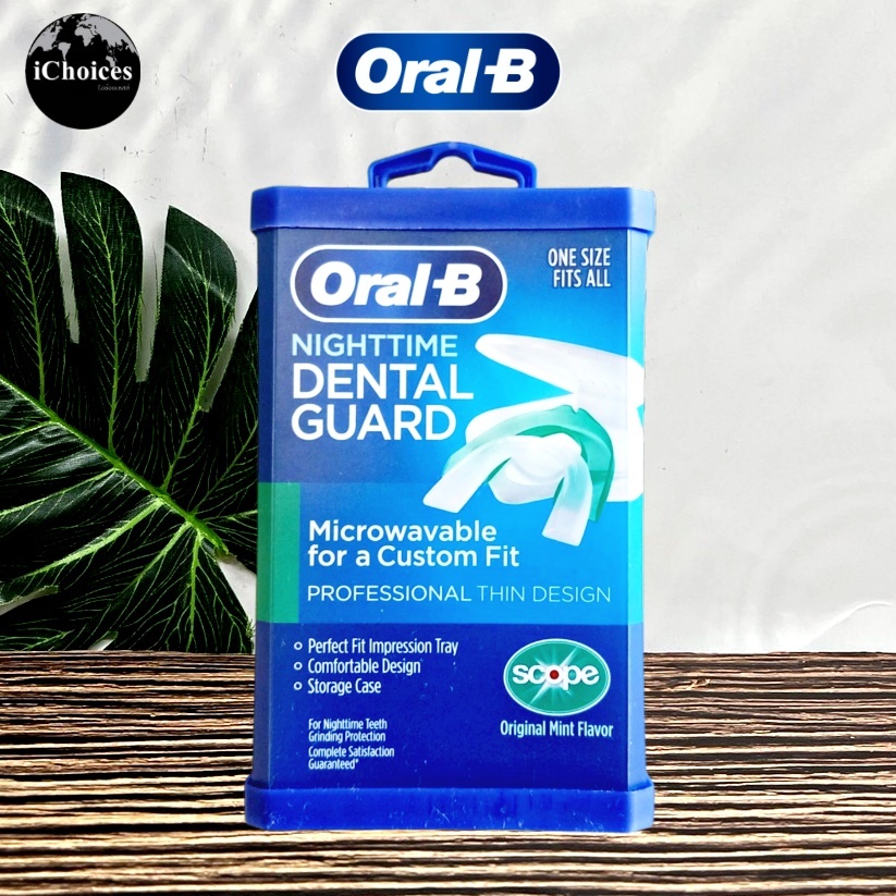 [Oral-B] Nighttime Dental Guard Scope Original Mint Flavor ออรัล-บี ฟันยาง ลดการนอนกรนและนอนกัดฟัน ที่ครอบฟัน