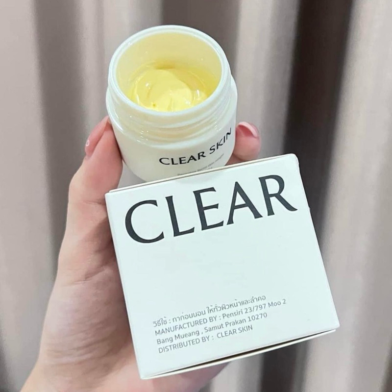 โสมกะมนสูตรใหม่ เคลียร์สกิน Kamon night cream ครีมโสมวิตามินกะมน ลดสิว ลดรอยสิว หน้าใส 30 กรัม