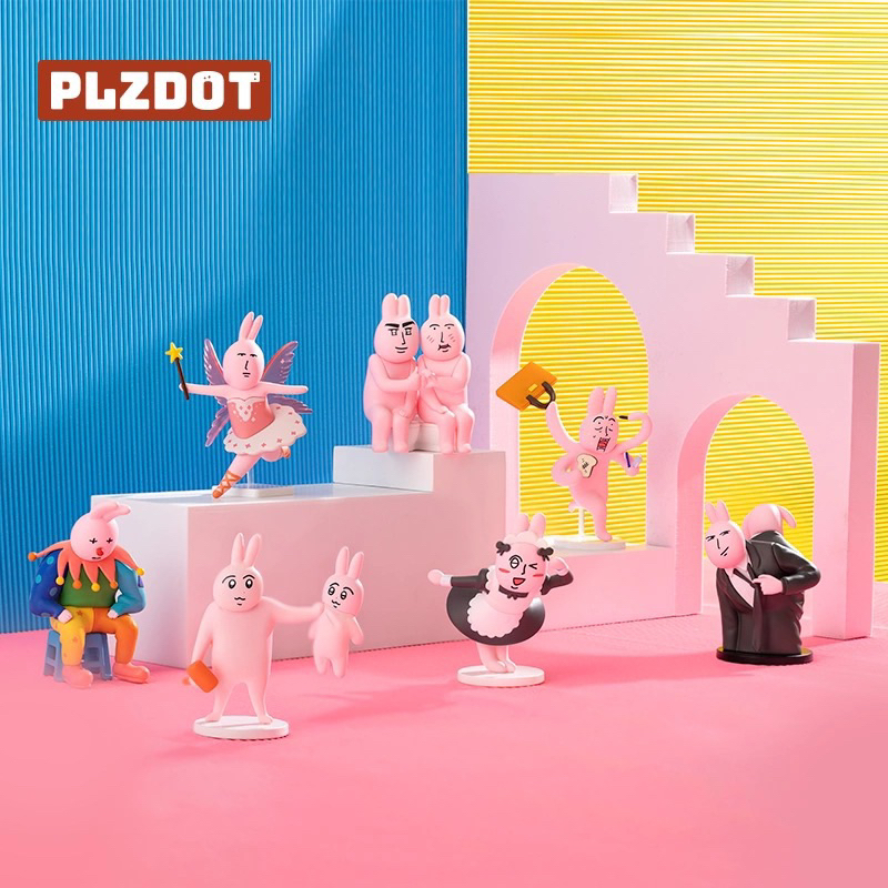 💥สินค้าพร้อมส่ง💥 กล่องสุ่ม PLZDOT My Friend Rabbit
