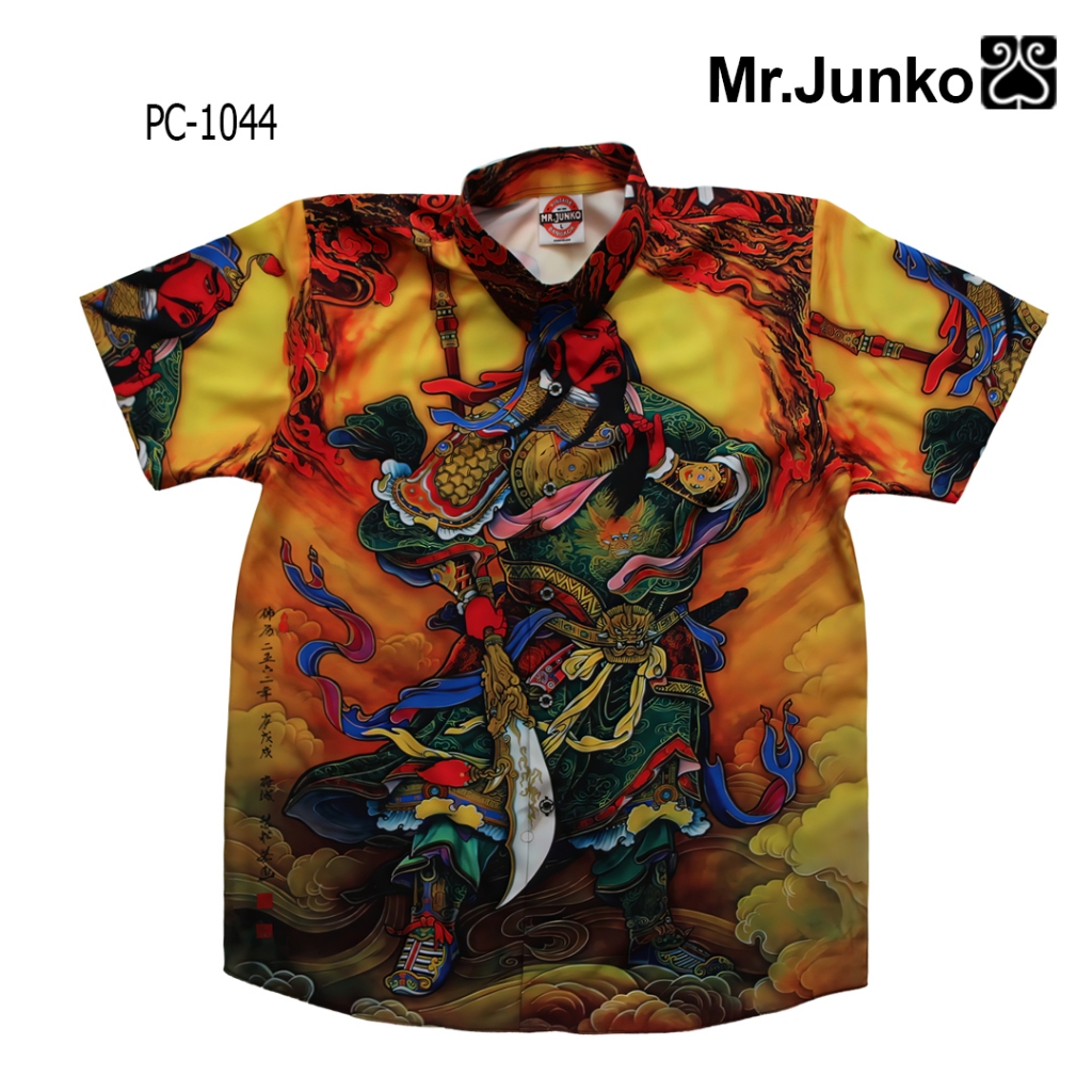 ส่งฟรี เสื้อเชิ้ต งานต่อลาย Mr-Junko ผ้านิ่มใส่สบายไม่ร้อน PC-1044