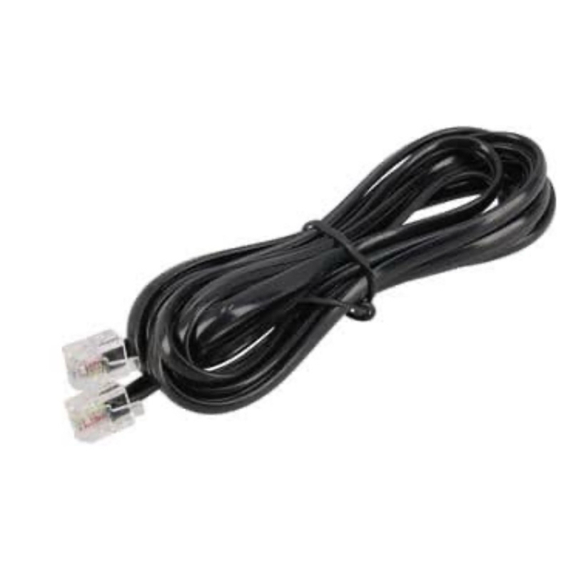 สายโทรศัพท์ หัวแบบเอียงทางซ้าย 6p6c 6 pin คอร์ สายสำเร็จ ความเร็วสูง