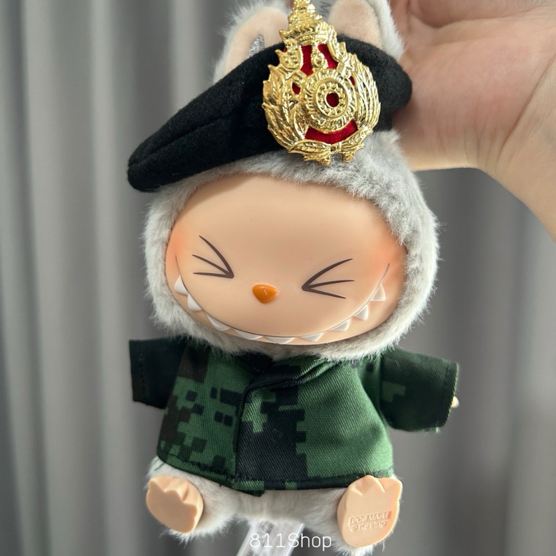 811shop ชุดทหารลาบูบู้ ชุดตำรวจลาบูบู้ Labubu ชุดทหาร ชุดตำรวจ