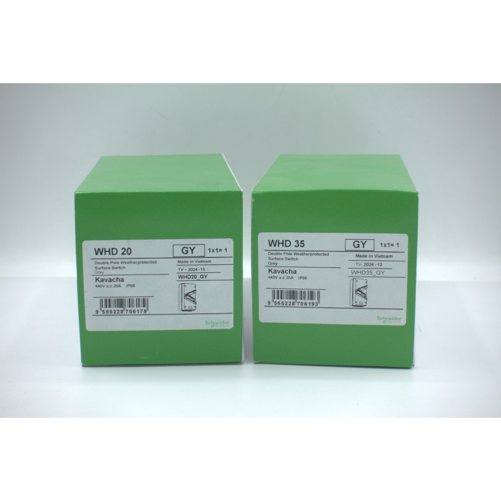 สวิตซ์สับกันน้ำ ยี่ห้อ Schneider WHD WHT 20A 35A