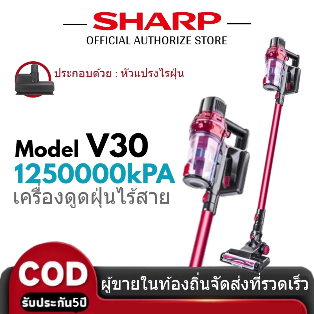 2024รุ่นใหม่ล่าสุด เครื่องดูดฝุ่นไร้สาย V30 พกพาสะดวกใช้งานง่าย ถอดแบตเตอรี่ออกได้เหมาะสำหรับใช้ในบ้าน/รถยนต์/สำนักงาน