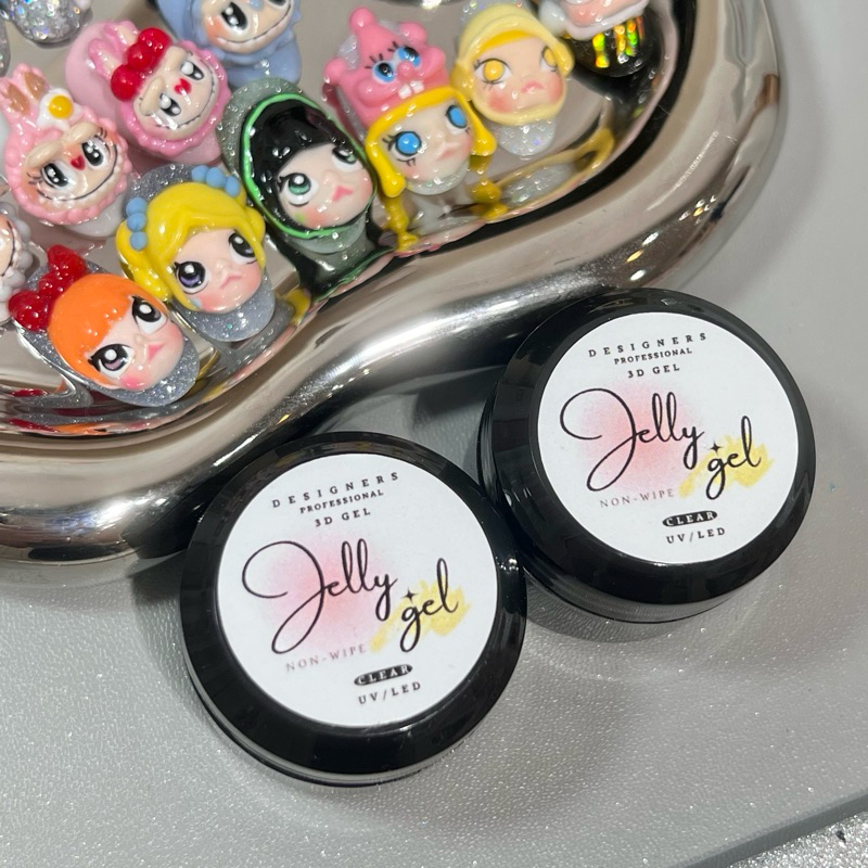 [[jelly gel]] เจลเอนกประสงค์ 3Dgel เจลทำลายนูนเล็บ เนื้อเจลไม่ไหล อบเเห้งไม่เหนียว ใช้ดีมาก!!!