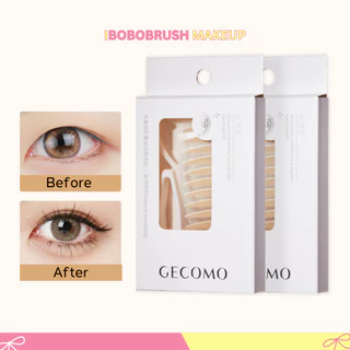 GECOMO(2062) 90 ชิ้น สติกเกอร์เทปกาวติดตาสองชั้นแบบธรรมชาติ บางเบาติดทนนาน มีกาวในตัว