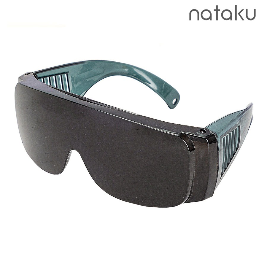 Nataku แว่นเชื่อม แว่นตาดำเชื่อม แว่นตานิรภัยสำหรับ ป้องกันสะเก็ดและแสง น้ำหนักเบา สวมใส่สบาย รูปทรงทันสมัย