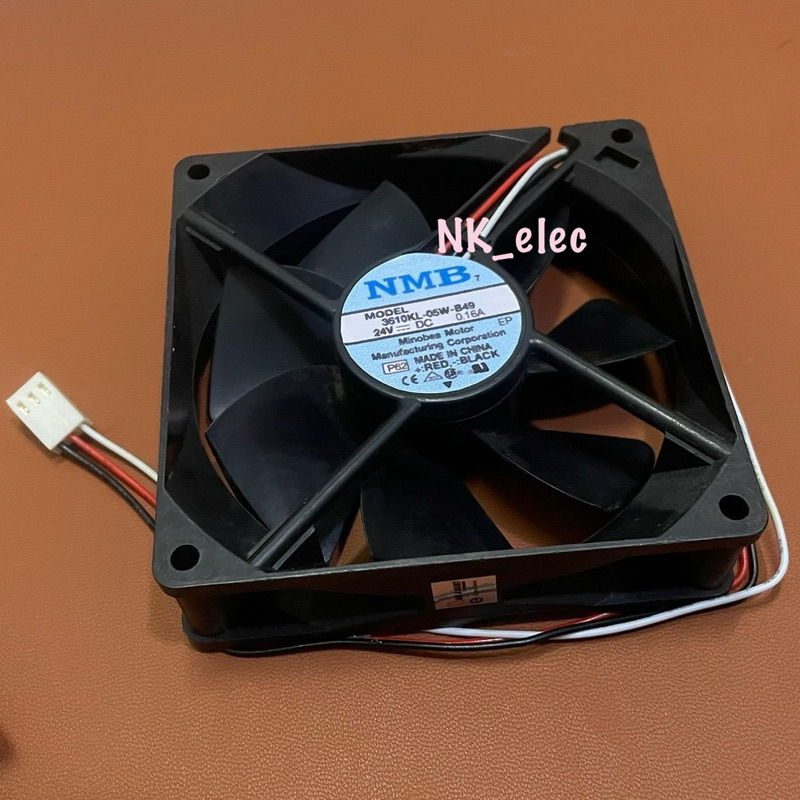 3610KL-05W-B49 24VDC 0.16A 90*90*25MM 3สาย พัดลมเครื่องFANUC
