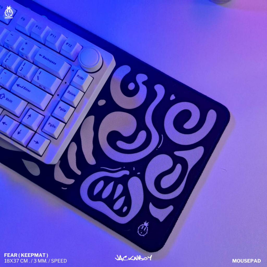 Jacknboy Unique Mousepad/แผ่นรองเมาส์ : FEAR (KB-MAT) รูปที่ 3