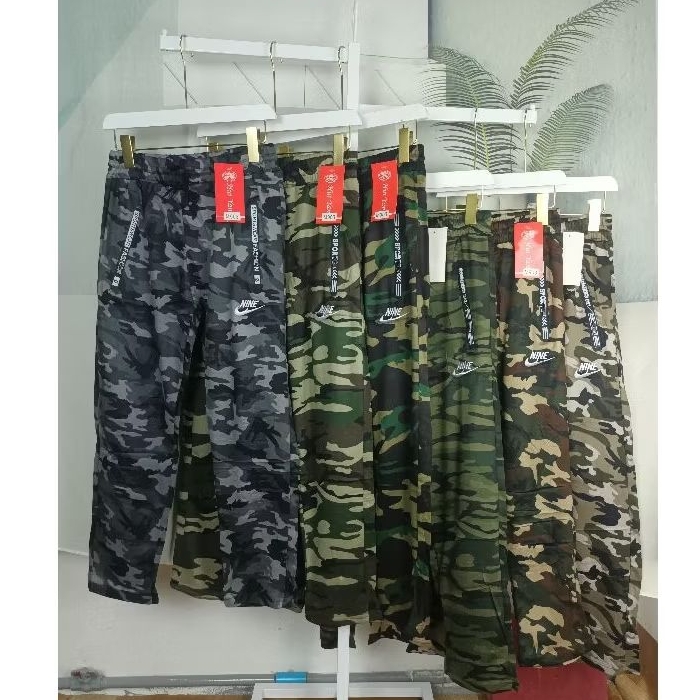M903- กางเกงขายาวผ้ายืดลายทหาร