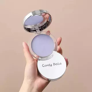 C.258. Candy Bella (ของแท้) เนื้อเจลโปร่งใส ไร้แป้ง บลูบล็อคควบคุมความมัน สีม่วง ติดทนนาน สามมิติ