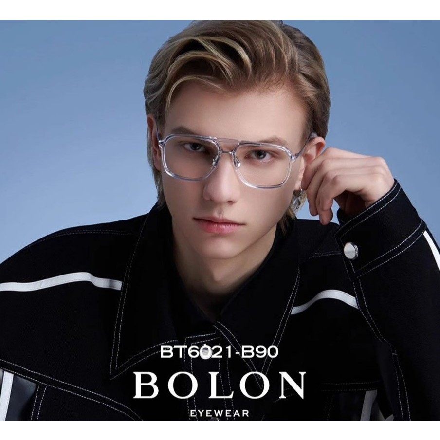 Bolonแว่นแบรนด์เนม รุ่นHONGDAE / BT6021 โลหะระดับพรีเมียม – โลหะผสม TR และไททาเนียม