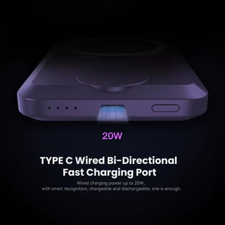 แบตสำรองไร้สาย Orsen by Eloop EW31 PowerBank 10000mAh ชาร์จไร้สาย PD20W Magnetic Wireless Charge