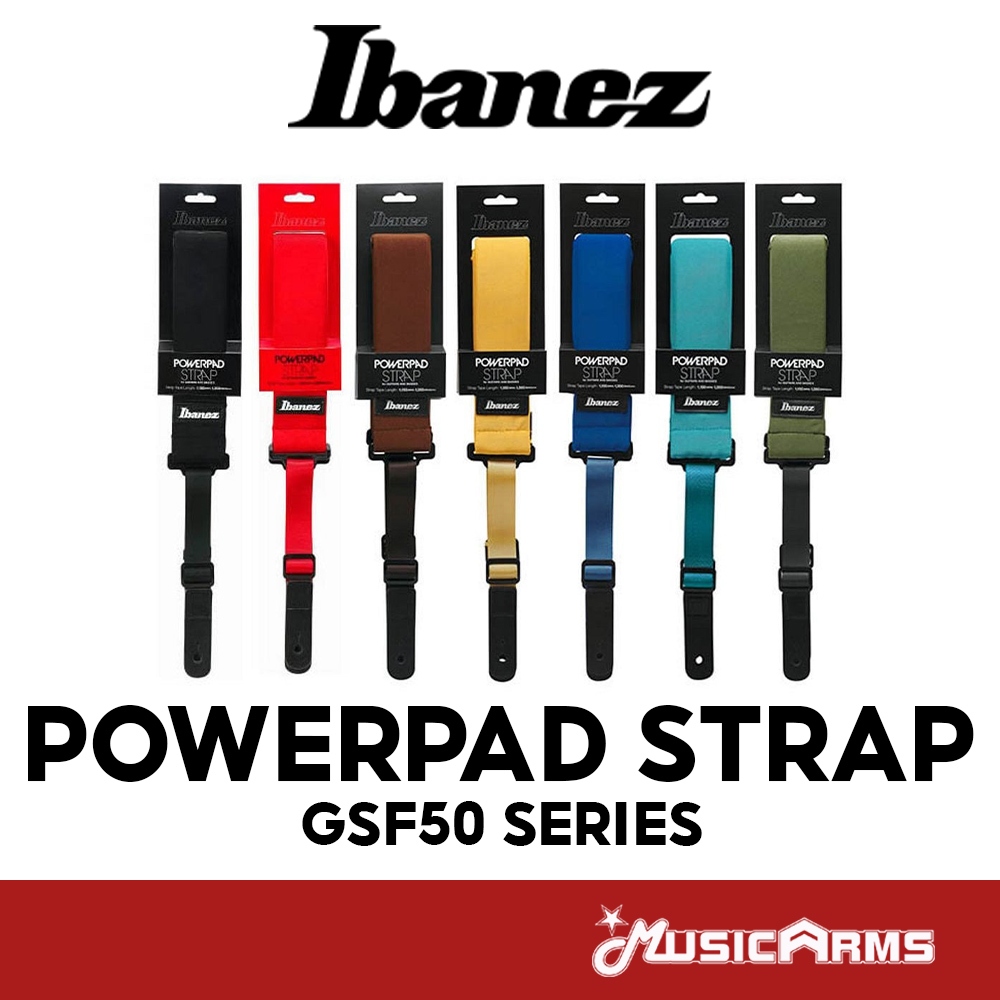 Ibanez Powerpad Strap สายสะพายกีต้าร์ไฟฟ้า GSF50 Series สายสะพายกีตาร์ เบส