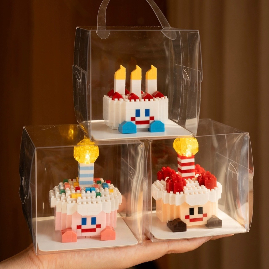 ส่งจากไทย🎂 ตัวต่อ บล็อกตัวต่อ เค้กวันเกิด แสนน่ารัก Happy Birthday ต่อไม่ยาก ฝึกสมาธิ ตกแต่งบ้าน ของขวัญ 87006