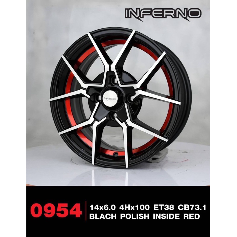 ล้อแม็กขอบ14 4x100 INFERNO