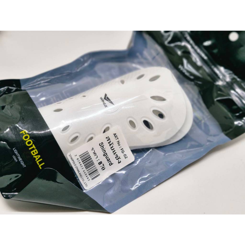 สนับแข้ง​ ปกป้องแข้งสำหรับกีฬา​ฟุตบอล FG-02 (ไม่มีสายรัด)