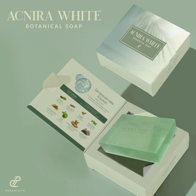 ✨พร้อมส่ง💥สบู่ปนันชิตา Acnira White Botanical Soap