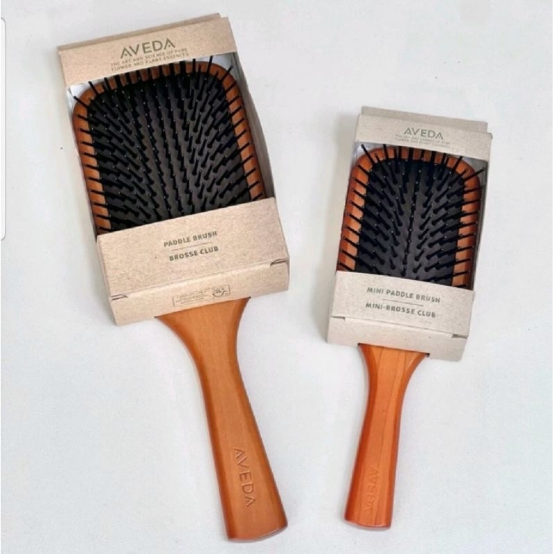 แปรงหวีผม AVEDA Wooden Paddle Brush แท้ 100%