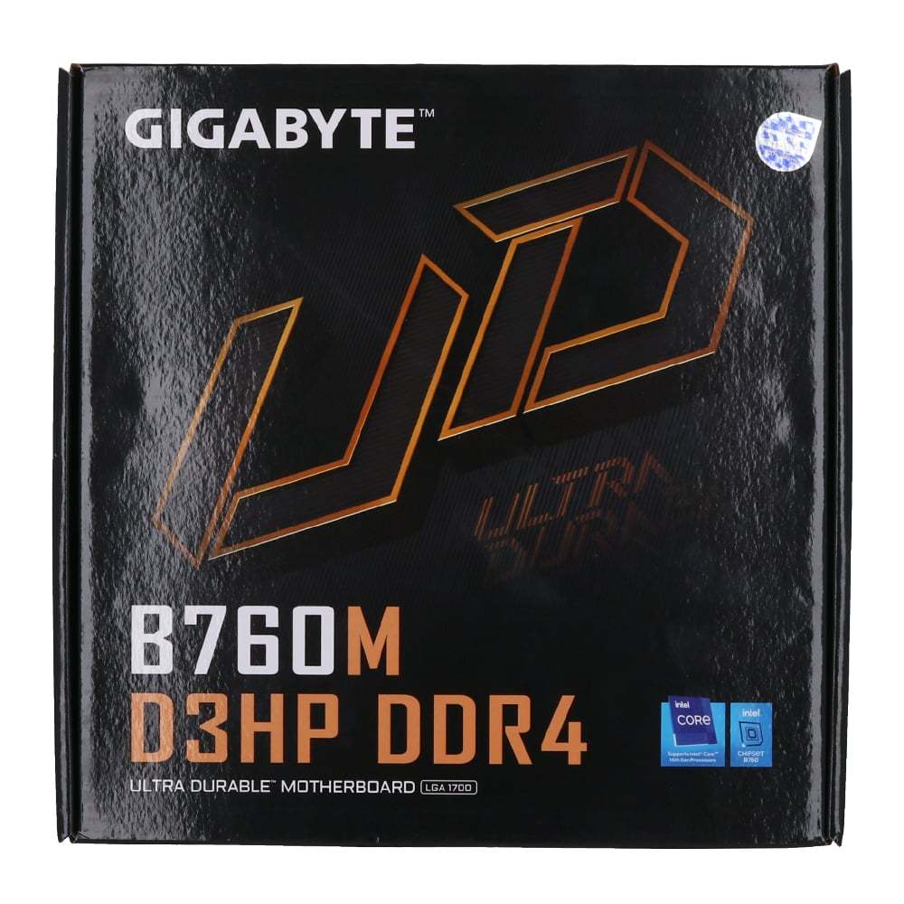 MAINBOARD (เมนบอร์ด) GIGABYTE B760M D3HP DDR4 (INTEL SOCKET 1700 DDR4 MICRO-ATX)