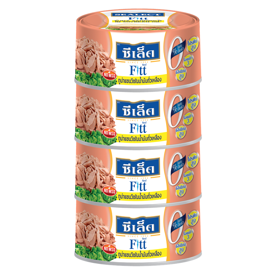ซีเล็คฟิตต์ทูน่าแซนวิชน้ำมัน165กรัม 1x4