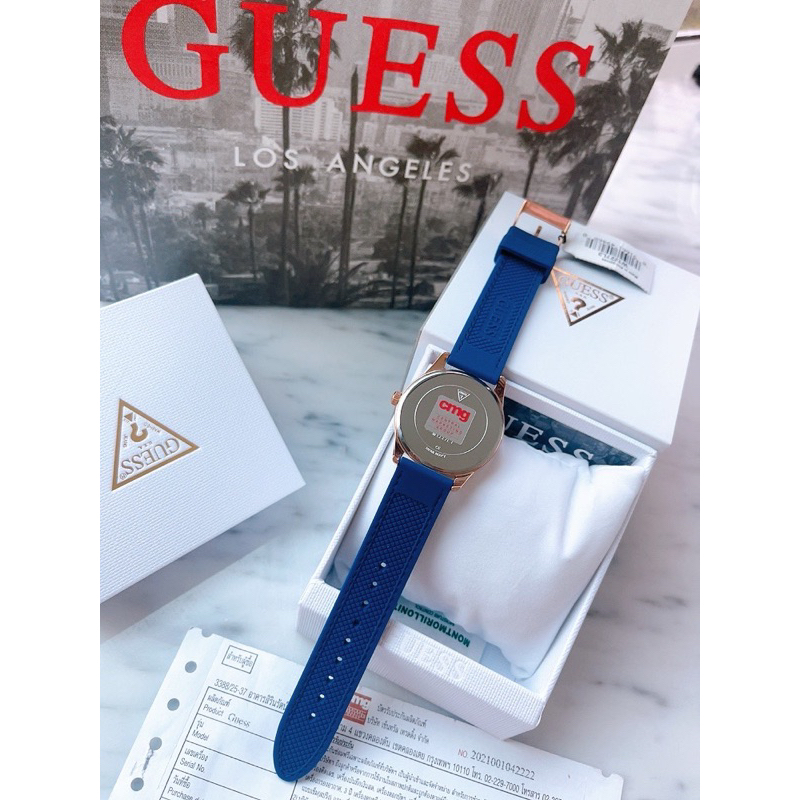 นาฬิกาผู้หญิงสายซิลิโคนGuessW1227L3