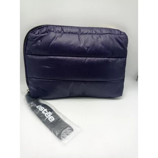 กระเป๋าเอสเต้ใส่เครื่องสำอาง ผ้าร่มสีกรมท่า หรือ Navy blue