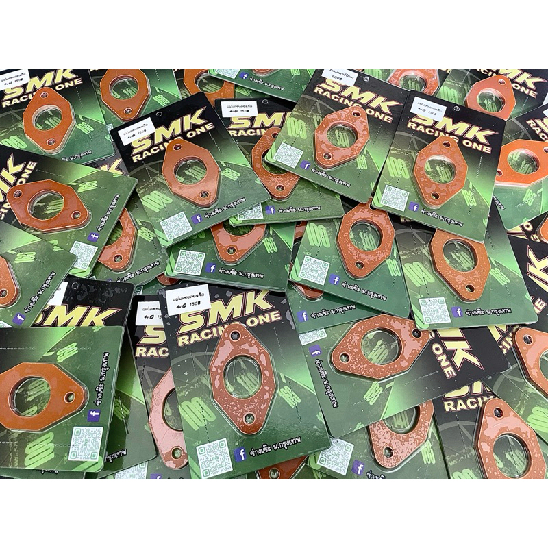 แผ่นคอหลีด 4วาวล์ SMK Racing One ของแท้จากบริษัทSMK ฟรีสติกเกอร์ช่างเซ๊ะมอกรุงเทพทุกออเดอร์