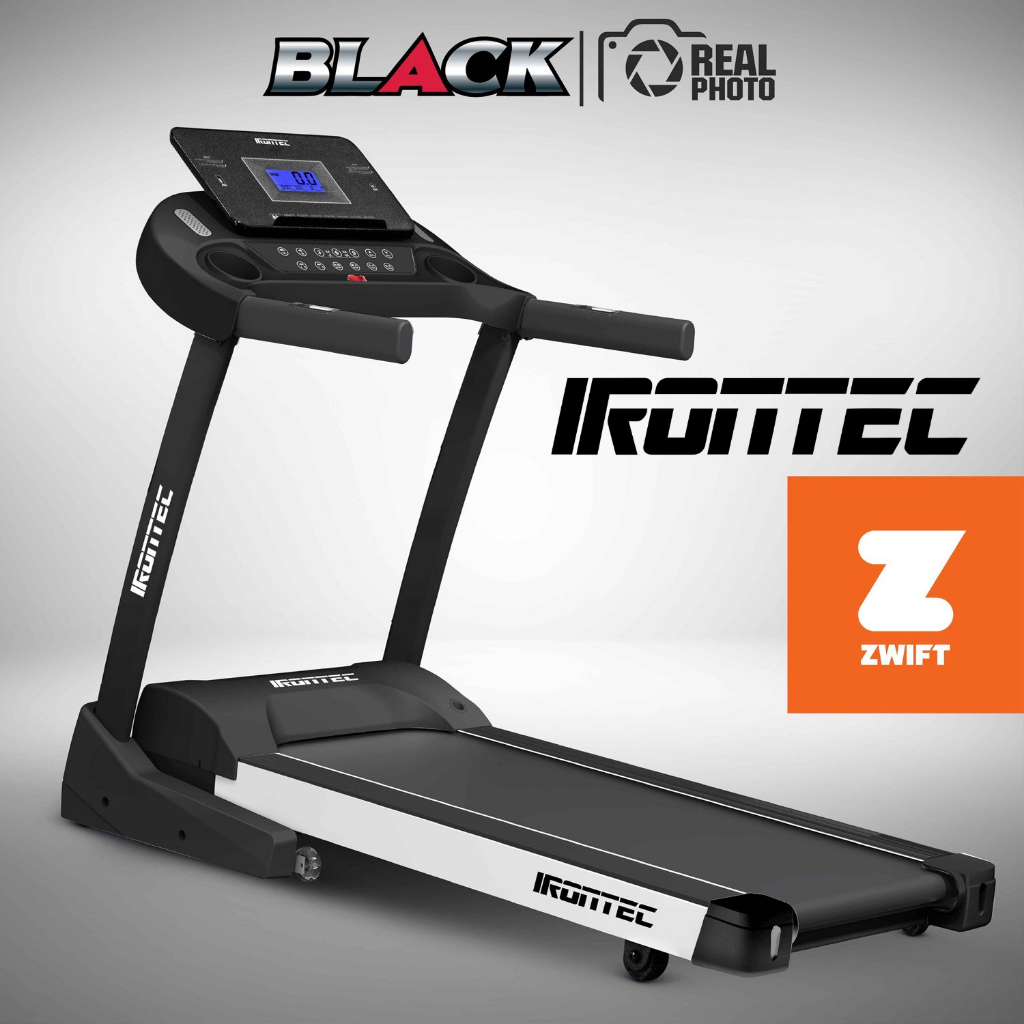 ลู่วิ่งไฟฟ้า IRONTEC BLACK เชื่อม ZWIFT: ประสบการณ์วิ่งสมจริงที่บ้าน