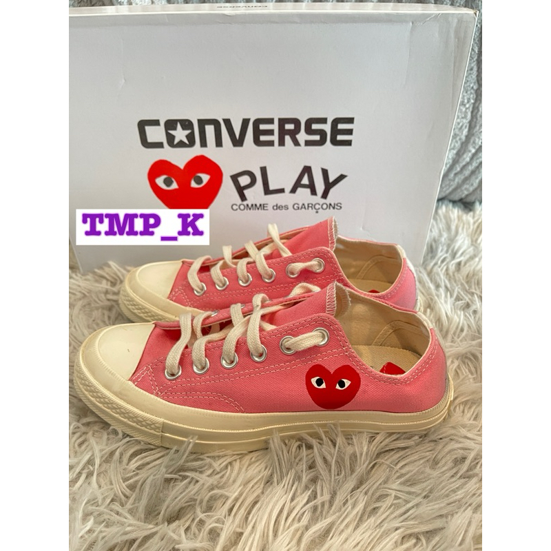 รองเท้า (ของแท้)  COMME des GARCONS PLAY x CONVERSE มือสอง