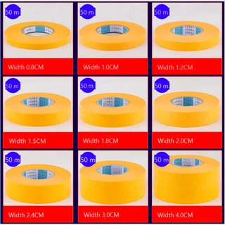 vshop เทป Washi บังพ่น คุณภาพสูง Masking Tape ความยาว 50 เมตร ไม่มีการลอกกาวการยึดเกาะสูง ไม่มีรอย