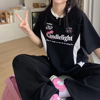 พร้อมส่งในไทย**เสื้อยืดทรงโอเวอร์ไซส์ uni ผ้าไมโคร ใส่สบายไม่ร้อน Y134