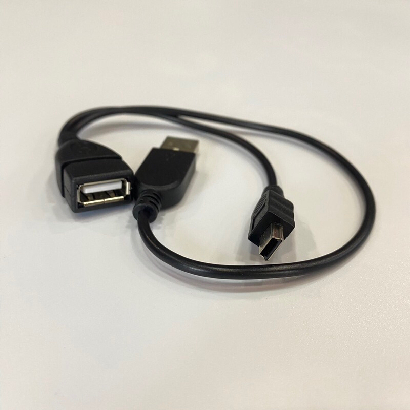 สาย usb f to 5pin m + usb m ยาว 30cm