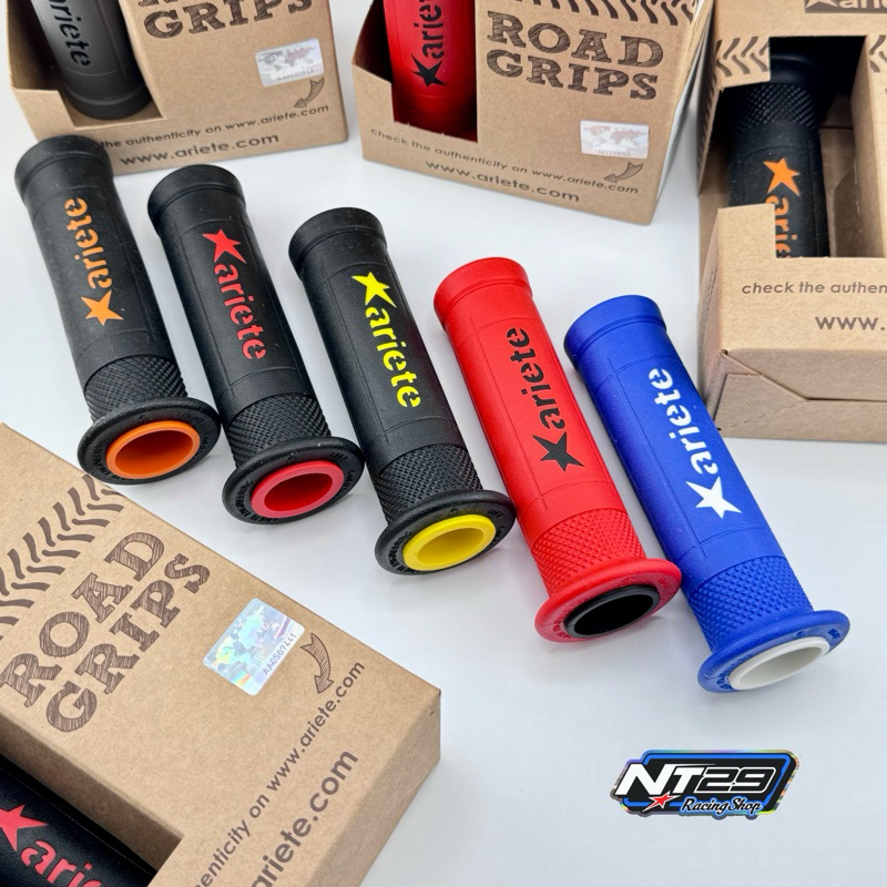 ปลอกแฮนด์ Ariete(แท้) รุ่น Ariram Roads Grips ปลอกมือแต่งอะริเอเต้ มีให้เลือก 6 ลาย !!  [ Product in Italy!! ]