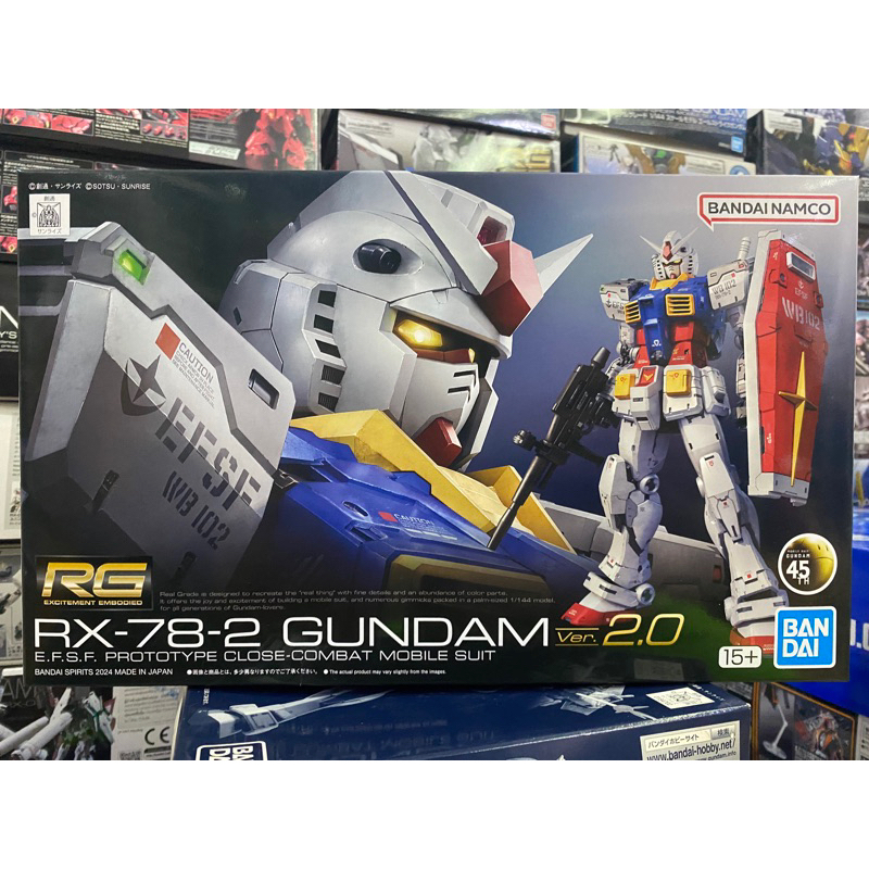 (พร้อมส่ง) RG1/144 RX-78-2 GUNDAM Ver. 2.0
