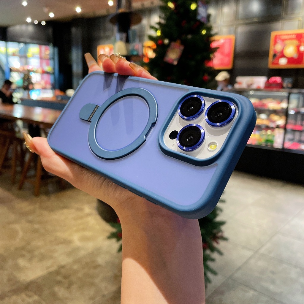 เคสเกราะกันกระแทกแม่เหล็กพร้อมฟิล์ม Magnetic Case For iPhone 17 16 15 14 Promax Pro Plus เคสไอโฟน - รูปที่ 3