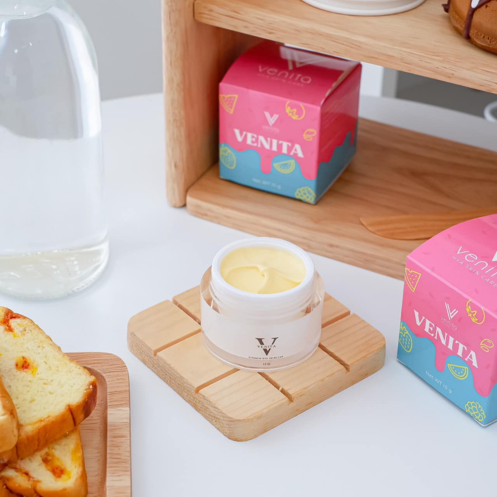 ครีมเวนิต้า บูสเตอร์รีจู เวนิต้า Venita skin เวนิต้าสกิน 15g ครีมลดสิว เวนิต้าของแท้ ลดการเกิดสิว ลดจุดด่างดำ ลดฝ้า กระจ ราคา ถูกที่สุด ดีลบีเคเค แกลเลอรีภาพที่ 3