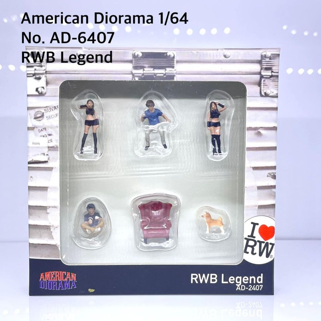 American Diorama No. AD-2407 Figure Set: RWB Legend
