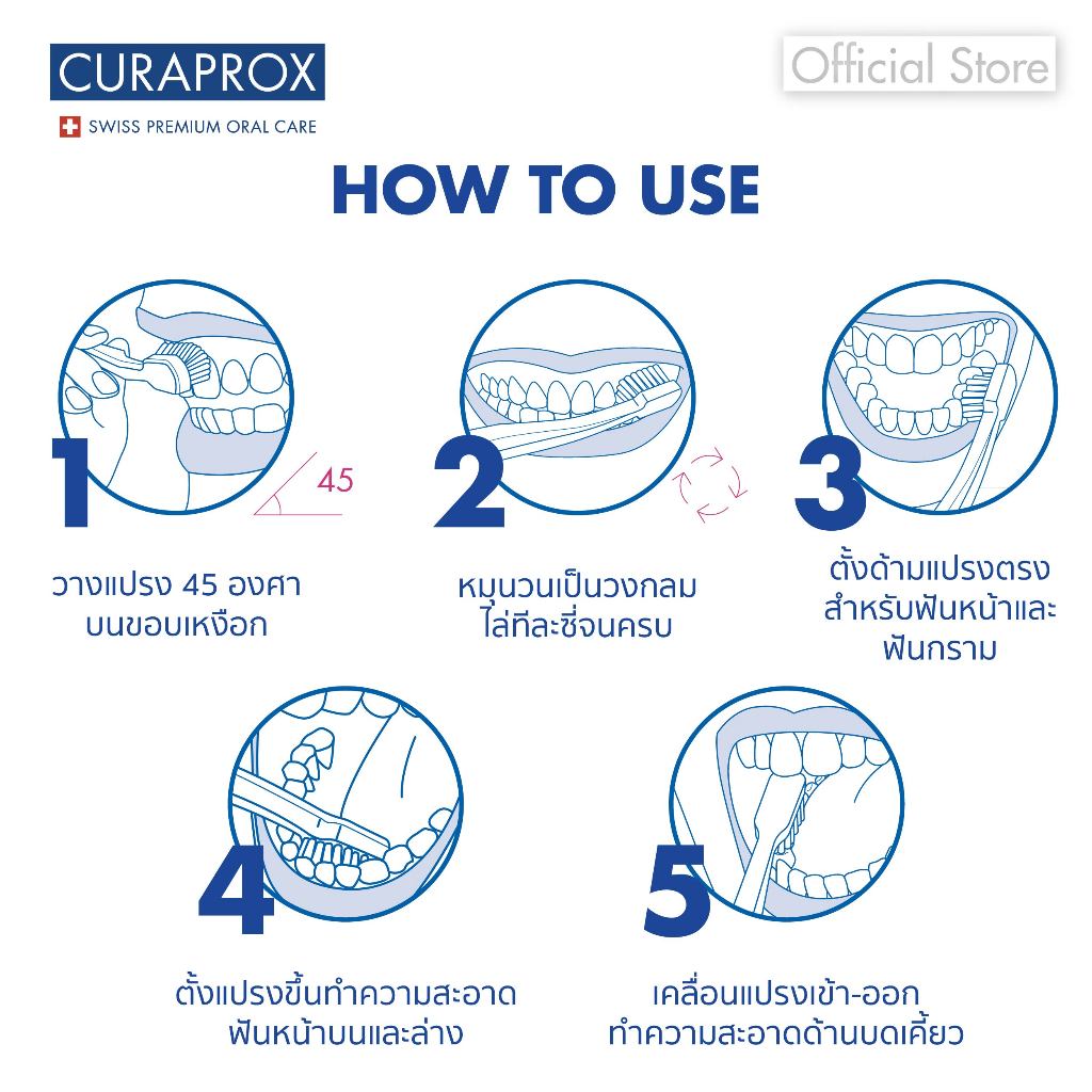 CURAPROX แปรงสีฟัน คูราพรอกซ์ รุ่น CS 5460 แปรงสีฟันขนนุ่มพิเศษ ปลายมน สำหรับผู้ใหญ่ - รูปที่ 5