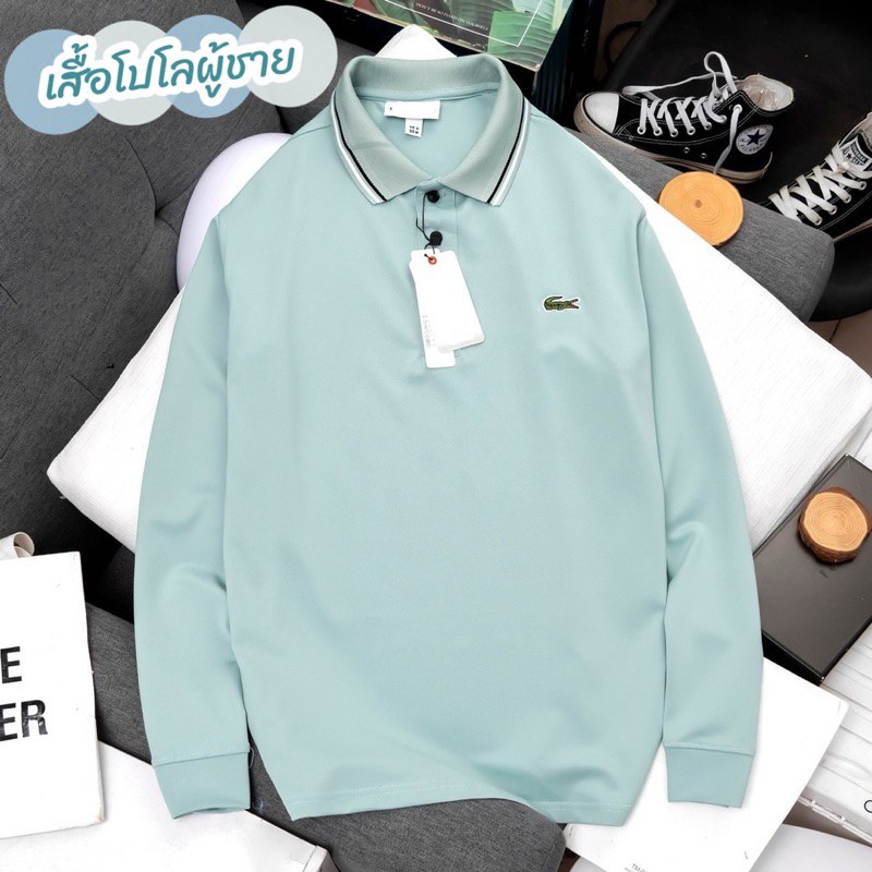 เสื้อกีฬาผู้ชาย เสื้อโปโลผู้ชาย ผ้าหนาดี ใส่สบาย ทรงสวย