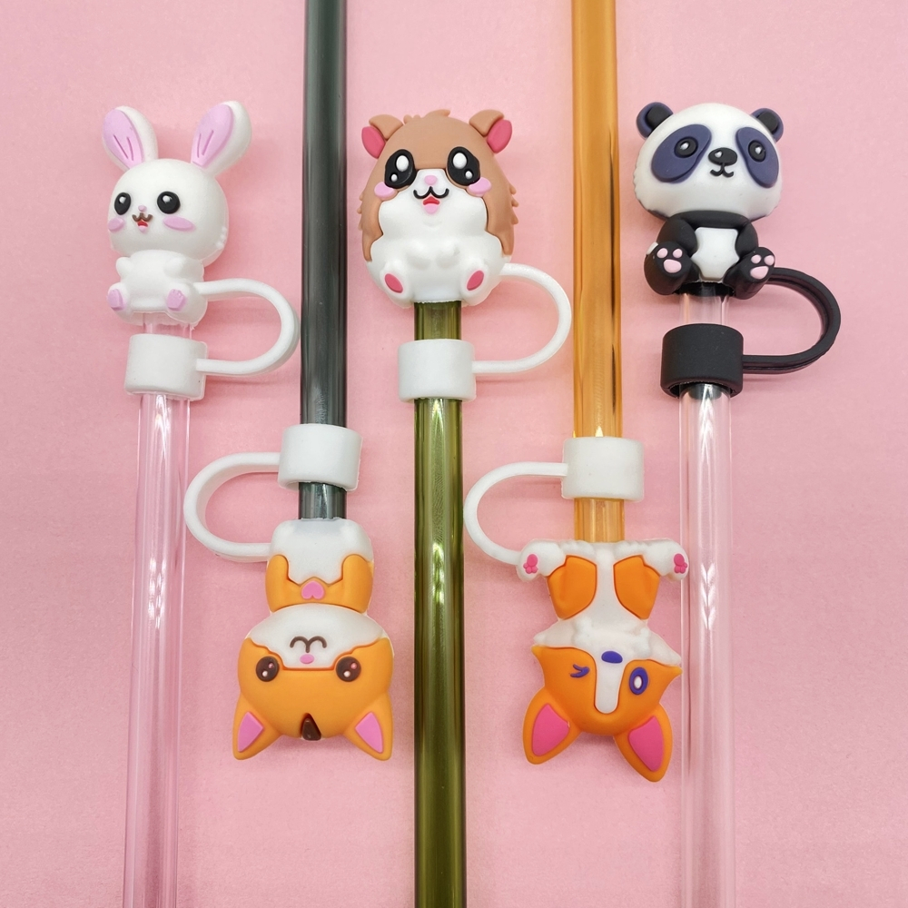 ฝาครอบหลอดดูดน้ํา 8/10มม. จุกปิดหลอดน้ำ pvc ยางนิ่ม รูปที่ 5