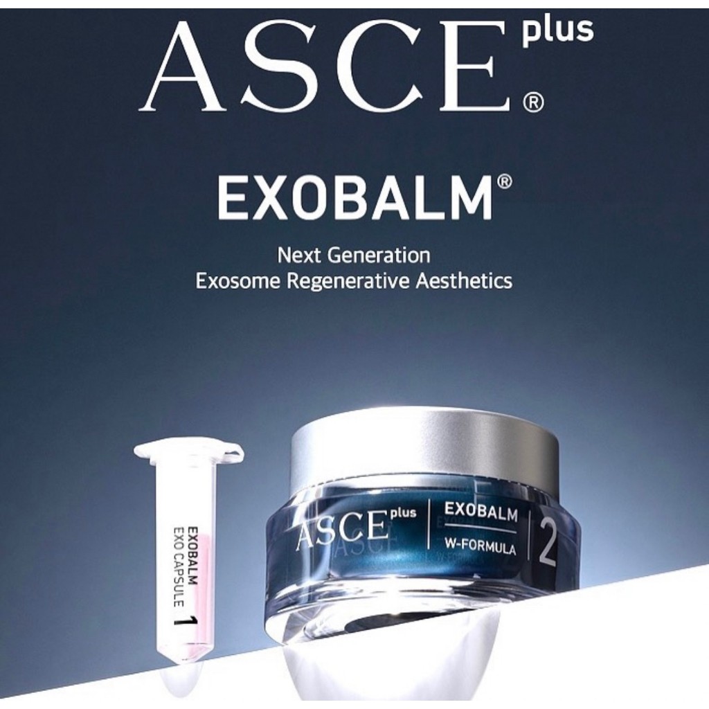 ASCE+ Exobalm Exosome booster ครีมระดับพรีเมี่ยม หน้าเด็ก ผิวกระจกหน้าสดสวย ส่งฟรี+แถมแท้ฉลากไทย