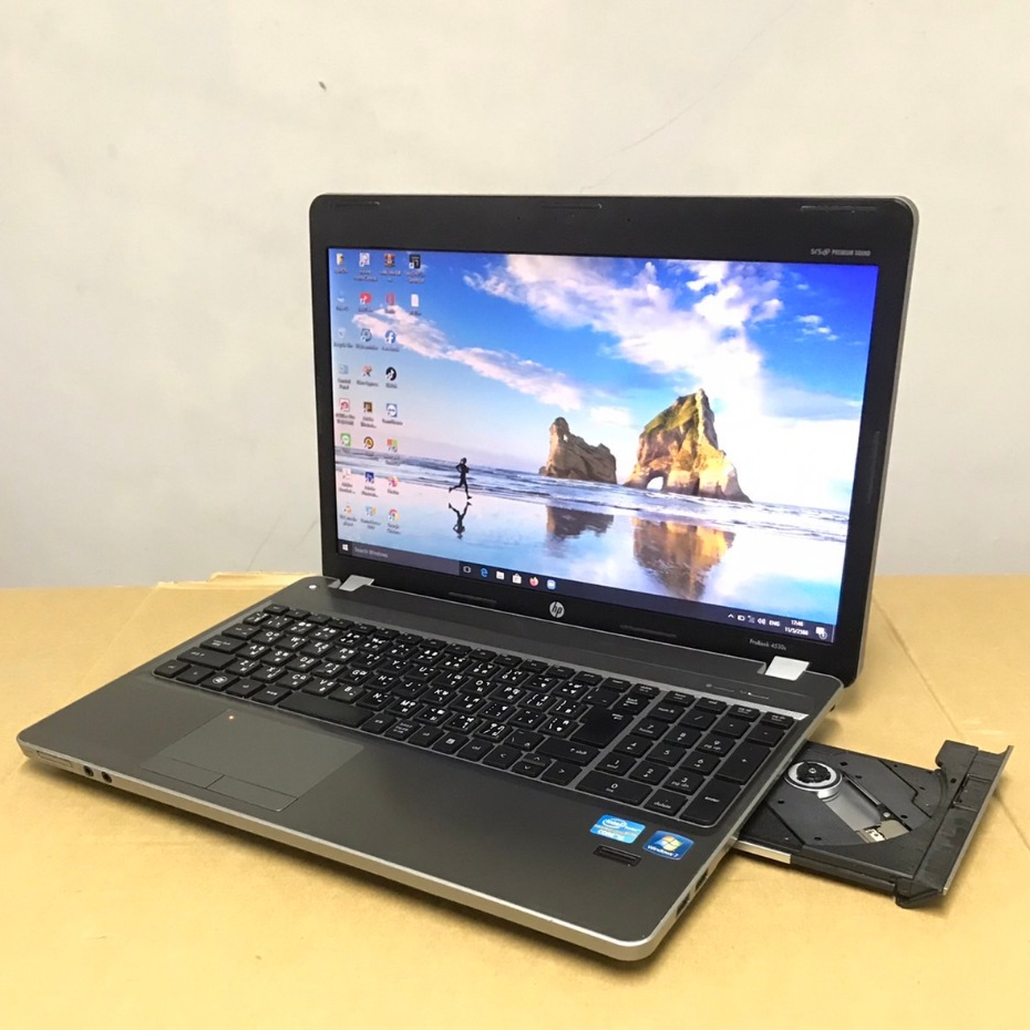 โน๊ตบุ๊คมือสอง HP Probook 4530s Corei3-i5(RAM:4gb/HDD:250gb)จอใหญ่15.6นิ้ว