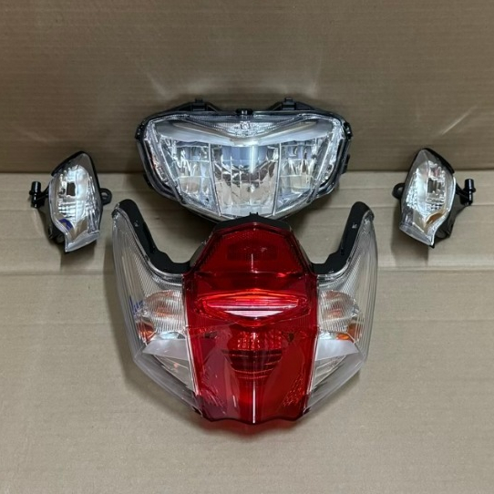 ชุดไฟหน้า Wave110i 2019 LED ไฟท้าย เวฟ110i ปี19 WAVE110 I ปี 2019 2020 2021 2022 2023 (เพชร) พร้อมขั